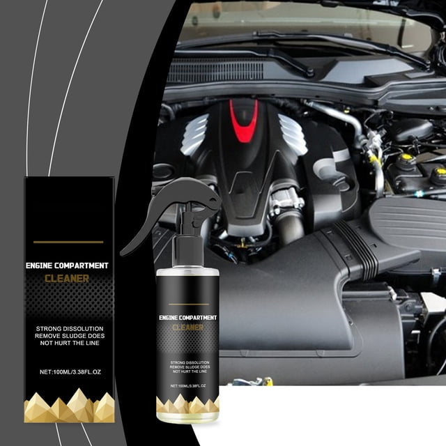 FHBVT Automotive Engine Compartment Cleaner, Fast Grease & Dirt Remover for Car Engines, No Scrubbing or Water Required, Safe on Paint & Plastic, Restores Shine & Cleanliness Without Damage