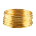 thumbnail image 3 of jifeng 50 Loops Jewelry Wire Memory Wire Art Memory Steel Wire for Necklace Earring Gold, 3 of 9
