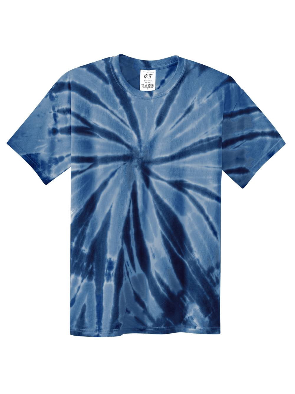 Gravity Threads Youth Tie-Dye Short-Sleeve T-Shirt - Navy - X-Large