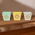 thumbnail image 3 of IH Casa Decor Daisy Daisy Metal Square Planter Asstd - Ensemble De 3, 3 of 3