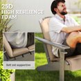 thumbnail image 4 of Outsunny 4PCS Adirondack Chair Cushion, Patio Chair Cushions, Beige, 4 of 10