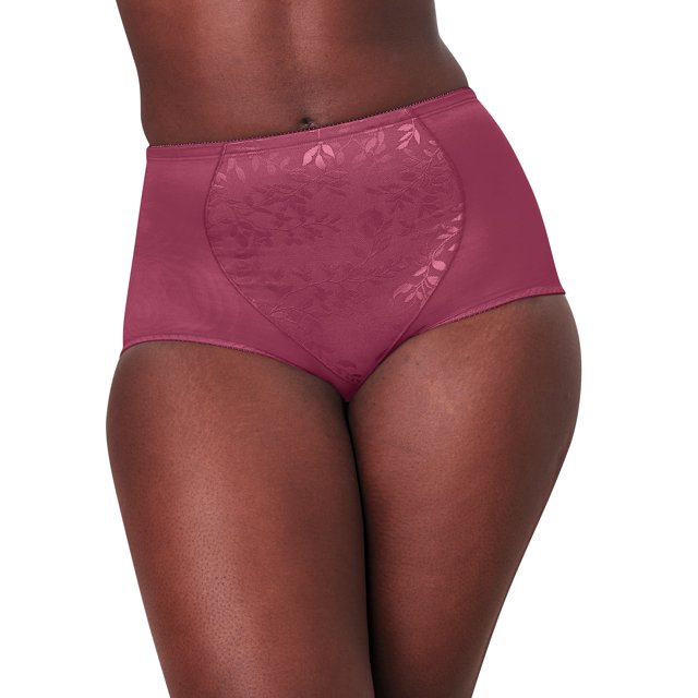 Bali Womens Tummy Panel Firm Control Brief, 2XL, A14B