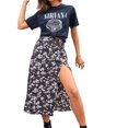 thumbnail image 2 of Wangsaura Ladies Summer Leopard Print/Floral Print High Waist Skirt, 2 of 5