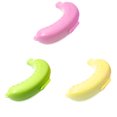 thumbnail image 3 of Shengyu Banana Storage Box Lovely Anti-extrusion Multifunctional Case Holder Takeaway Anti-squeezing Fresh-keeping Protector Green 1Set, 3 of 6