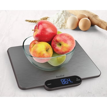 AccuChef balance de cuisine numérique haute capacité, 33 lb (15 kg), Wide Platform, modèle 2345