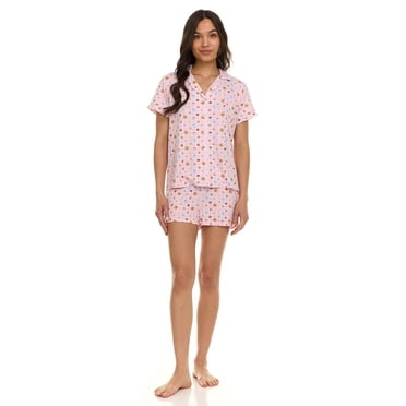 Ensemble pyjama 2 pièces à col cranté pour femme Paris Dreams, tailles S à XL – Exclusivité en ligne