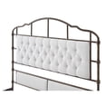 thumbnail image 5 of TOYTEXX King Size Metal Bed Frame with Tufted White Boucle Headboard, Wooden Slats, No Box Spring Needed, 5 of 5