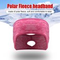 thumbnail image 4 of Chauffe-oreilles pour Femmes Confortables Couvre-Oreilles Simples Bandeau Chaud pour Adultes Coussinets pour Usage Extérieur Rose Rouge, 4 of 6