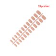 thumbnail image 2 of 1 Set Glue on Nails Medium Length Files Stick Nails Medium Length Full Cover Wraps Art Decals Artificial Beauty Tool Manicure Kit Decorations 9, 2 of 6
