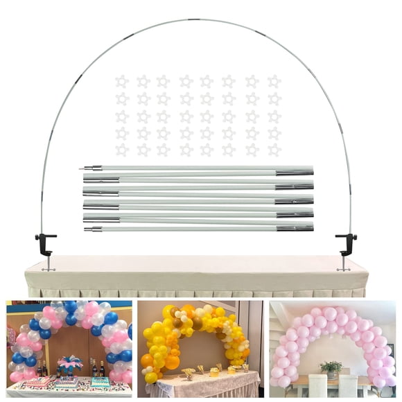 YALLOVE Trousse d'Arche de Ballons de Table, Support de Guirlande de Ballons de 12 Pi pour Décoration de Fête