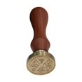 thumbnail image 1 of WHEANG Home Decor Fire Lacquer Seal Retro English Letter Copper Headquets Seal Wax Hand Account Seal and Copper Chapter Bronze Head One Size Multi-Color, 1 of 4