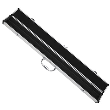 Fdit Étui pour Queue de Billard, Étui pour Queue de Snooker 1/2 avec Doublure en Mousse Souple, Support de Transport de Rangement, Accessoire de Billard de Protection, Étui pour Queue de Snooker