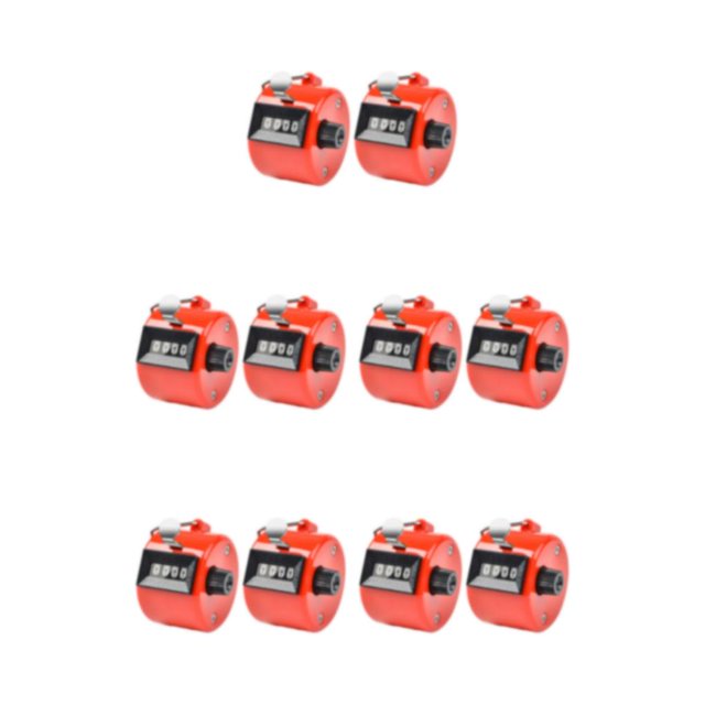 Maytalsory 2 Pcs Matériaux Unisexe Comptage à la Main pour un Comptage Facile et Précis Facile à Rouge 5Ensemble
