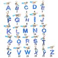 thumbnail image 3 of Maytalsory Key Rings For Car Keys Durable And Impact-resistant Gifts Alphabet Key Chain Letter Keychains DIY K, 3 of 6