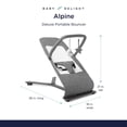 thumbnail image 3 of Baby Delight Alpine Deluxe Portable  Bouncer, Charcoal Tweed, 3 of 5
