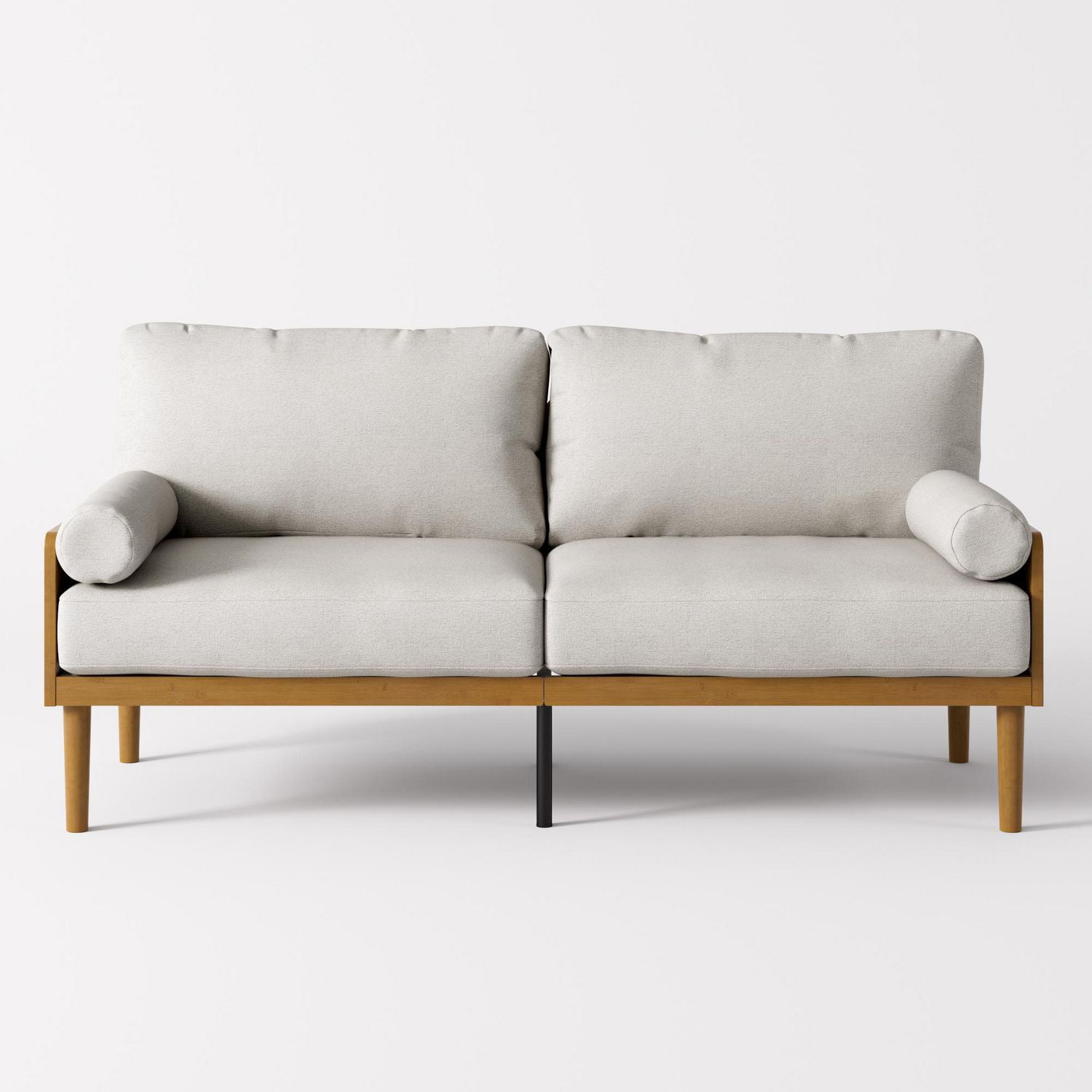 Zinus Denzel 68 inch 3 Seat Bamboo Sofa