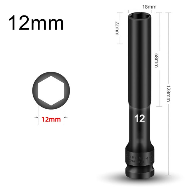 1/2 Drive Socket Impact Wrench Hex Socket Head Adapter Spanner Converter