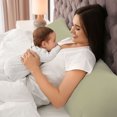 thumbnail image 2 of Unique Bargains Brushed Microfiber Pillowcase Body Pillow Pillowcase 1pc, 2 of 9