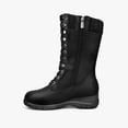 thumbnail image 2 of Comfy Moda Bottes d'Hiver en Cuir Imperméables Doublées de Laine pour Femmes Storm, 2 of 6