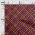 thumbnail image 1 of oneOone Silk Tabby Fabric Tartan Check Print Sewing Fabric BTY 42 Inch Wide, 1 of 4