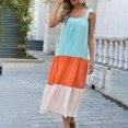 thumbnail image 5 of Pisexur Robe Sans Manches à Encolure Carrée Mode pour Femmes à Blocs de Couleur à Bretelles Robe Sans Manches Robe Cool pour Femmes Robe en Liquidation, 5 of 5