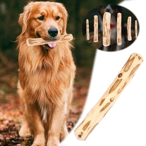 Coffee Wood Dog Chew Sticks Natural Teething Toys for Puppies and Adult Dogs Cleaning and Anxiety