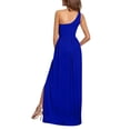 thumbnail image 3 of SMihono Robe Maxi Bohème d'Été pour Femmes Grande Taille Robe d'Été Sexy Unie Amincissante Fendue Sans Manches Asymétrique Robe de Plage, 3 of 7