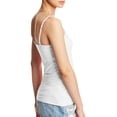 thumbnail image 3 of Hanes Camisole en Coton Extensible pour Femmes avec Soutien-Gorge Intégré, TG, Blanc, 3 of 3