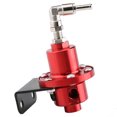 thumbnail image 3 of Universal Aluminum Adjustable FPR Fuel Pressure Regulator with Gauge for Car Auto Red, 3 of 9
