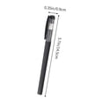 thumbnail image 3 of Frosted Needle Tip Gel Pen Black Ink Fine Point Writing Pen School Office Exam Student Use Smooth Ink Ballpoint Pen Business Notes Plastic F-759 Black, 3 of 6