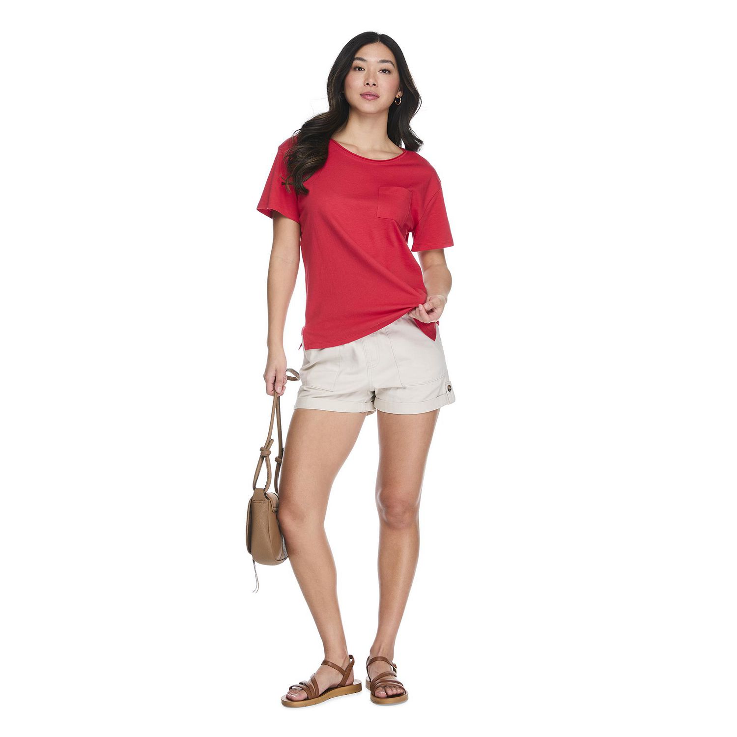 T-shirt à pochette George pour femmes