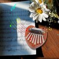 thumbnail image 5 of Birdeem Solid Wood 8-Tone Mini Thumb Piano Musical Instrument Wooden 8-Tone Finger Piano, 5 of 5