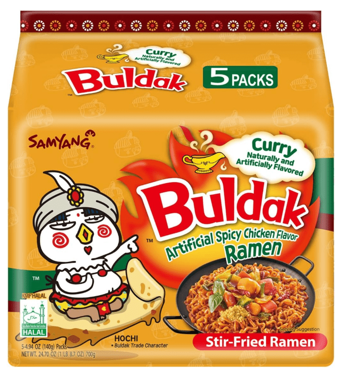 Samyang – Spicy Chicken Buldak Noodle (Curry)