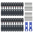 thumbnail image 1 of Yeacher 20 Pairs Male/Female Solar Panel Cable Connectors with Spanner Assembly Tool for PV System, 1 of 8