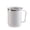 White, variant on tumgatte Coffee Mug, Portable Double Layer Stainless Steel Mug With Lid And Handle, Induction Heatable, Insulated Coffee Mug For Travel, Camping, Office Wal&mart Deals