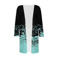thumbnail image 4 of Cardigan à Manches Longues pour Femmes, Cardigan d'Automne à devant Ouvert avec Poches, Duster Décontracté, Chandail Cardigan Léger, 4 of 4