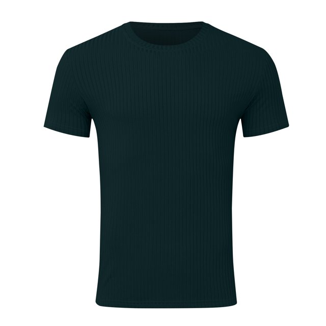 BOBOGOJP T-Shirts pour Hommes, Coupe Ajustée, Manches Courtes, Col Rond (AG,TG)