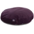 thumbnail image 1 of MajesticPet 788995510611 Lit pour Animaux Rond de 42 Po, Aubergine - Grand, 1 of 1