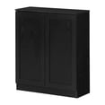 thumbnail image 2 of Armoire de rangement avec 2 portes, fini Chêne noir, collection Essence de Meubles South Shore, 2 of 14