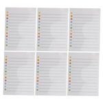 Whiteboard Erasable Schedule List, Practical Dry Erase Board Sticker Super Stickiness  For Office