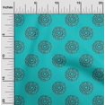 thumbnail image 1 of oneOone Polyester Lycra Fabric Floral Block Print Fabric BTY 56 Inch Wide, 1 of 4