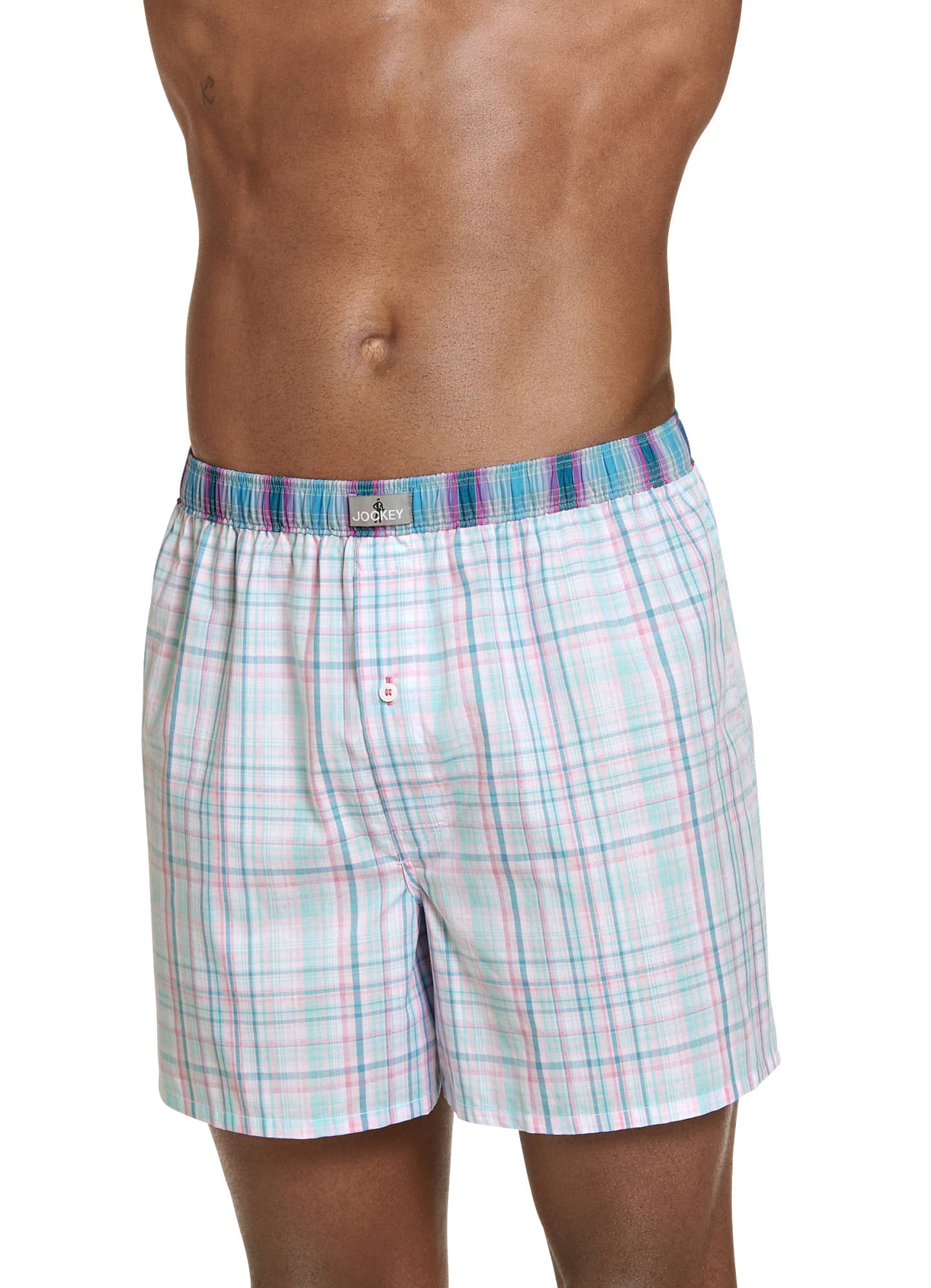 Jockey 100% Cotton Woven 5" Boxer