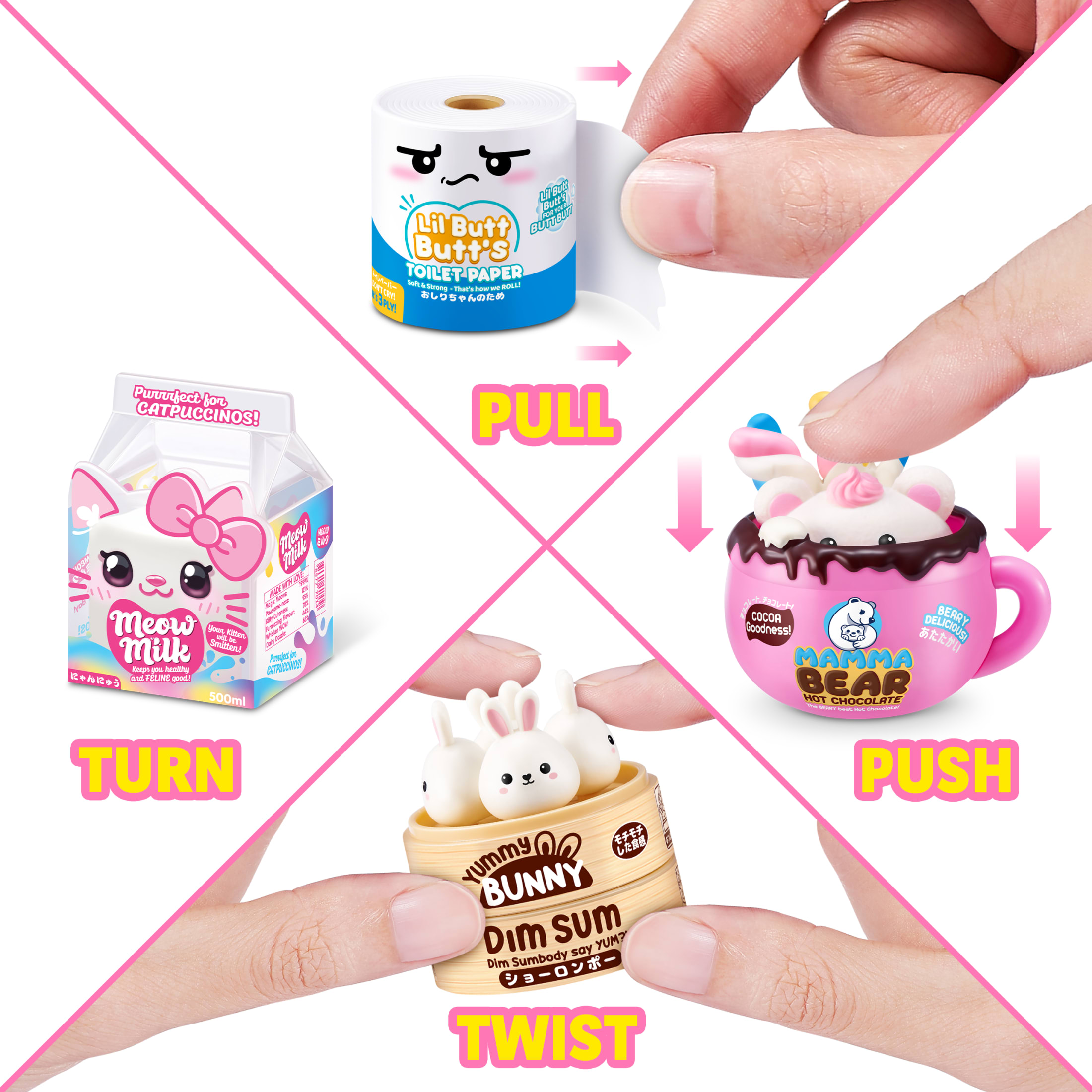 Mini Marques Kawaii Capsule par ZURU - Jouet à collectionner Surprise à déballer pour les enfants de 3 ans et plus