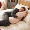 thumbnail image 2 of Pea Pod Body Pillow for Adults, Cooling Body Pillo,Pea Pod Body Pillow for Side Sleeper,  Pea Pods Long Bodys Pillows for Sleeping, Soft and Supportive Pillow for Sleeping, 2 of 7