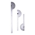thumbnail image 4 of Stainless Steel 180 Degree Protractor Angle Finder Rotary Woodworking Measuring Ruler Craftsman Tool, 4 of 8