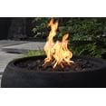 thumbnail image 2 of Modeno York Fire Bowl -Textured Black – Glass-Fiber Reinforced Concrete - Natural Gas, 2 of 7