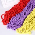 thumbnail image 4 of mmirethe Practical And Fashionable Trim For All DIY Needs Multiple Colors Available 5 Yards Pom Ball Lace Rose Red, 4 of 6