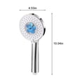 thumbnail image 2 of EGNMCR Kitchen Gadgets, Large Panel, Three Speed Turbocharged Shower Nozzle, Turbocharged With High Water Output, Shower Shower Shower Nozzle In Bathroom, With Delicate Water Outlet N shower head, 2 of 6