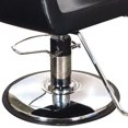 thumbnail image 3 of Chromium Brooklyn Chaise de Style Professionnel avec Coussins en Mousse, Noir, 3 of 6