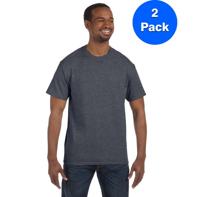 Hanes Men's Authentic-T T-Shirt - 5250T (Pack of 2)
